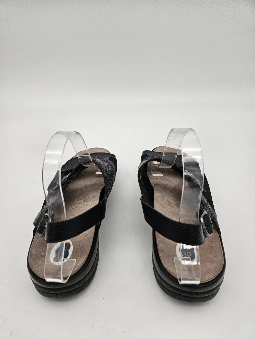 Dr. Comfort Lana Slingback Sandals Diabetic Black Pebbled Leather Womens Size 10